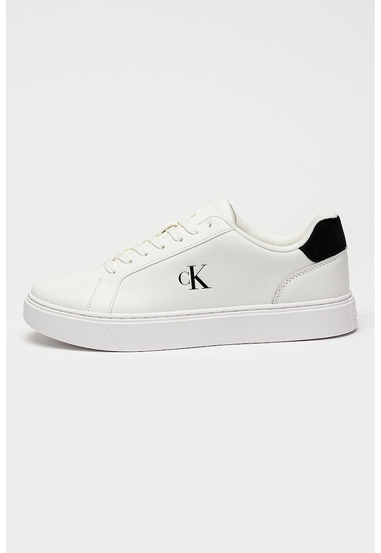 Кожени спортни обувки с велур CALVIN KLEIN JEANS