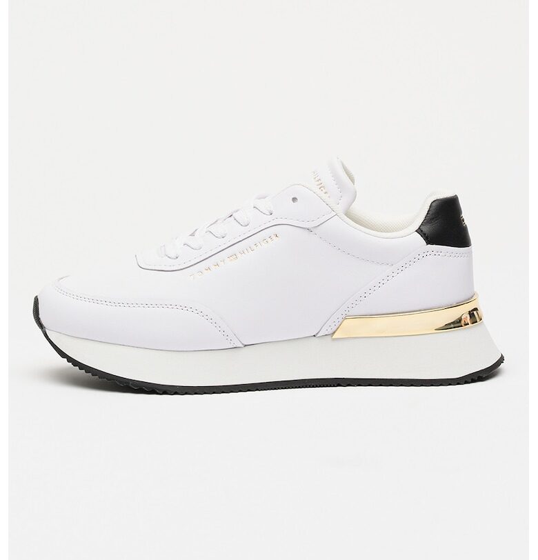 Кожени спортни обувки с лого Tommy Hilfiger