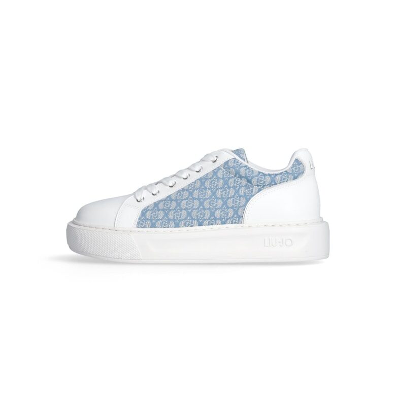 Кожени спортни обувки с монограм Liu Jo