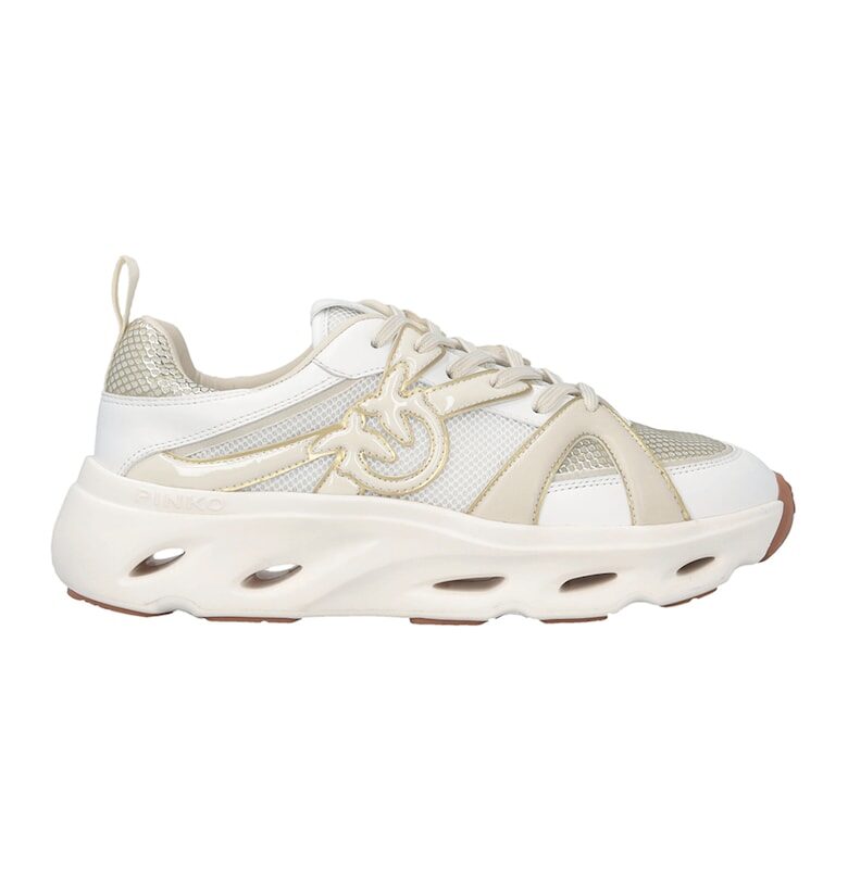 Кожени спортни обувки с мрежа Pinko