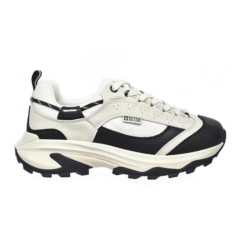 Кожени спортни обувки с мрежести зони Big Star