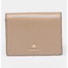 Кожено портмоне Camelia с двойно прегъване Furla