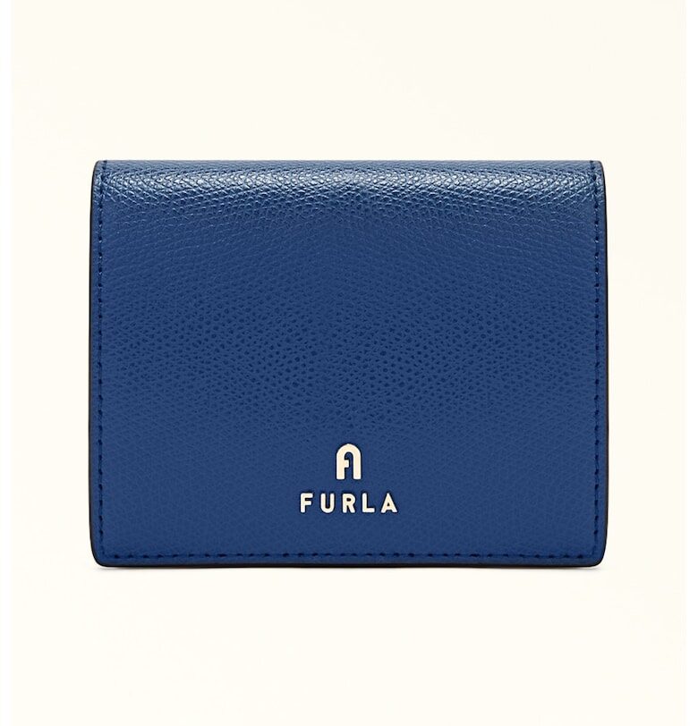 Кожено портмоне Camelia с двойно прегъване Furla