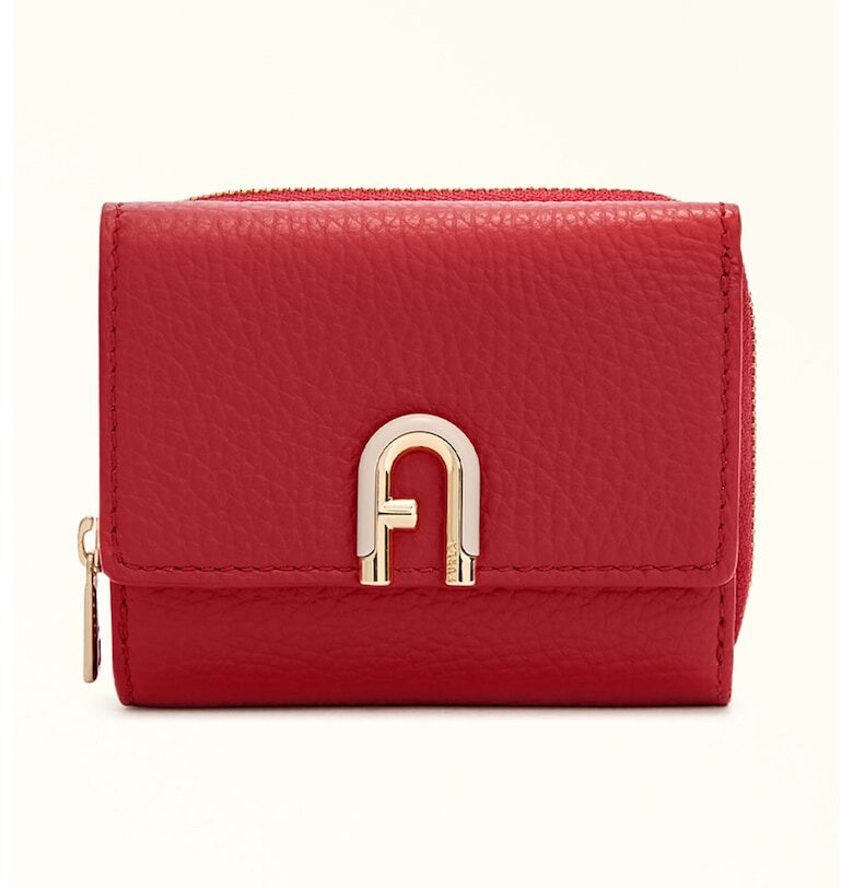 Кожено портмоне с лого Furla