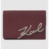Кожено портмоне с лого Karl Lagerfeld