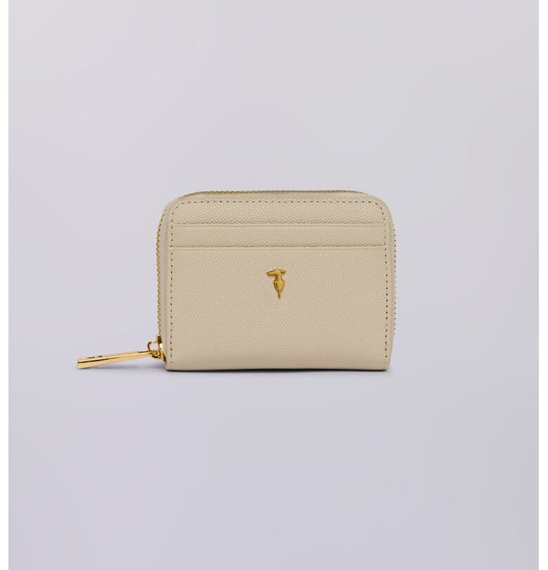 Кожено портмоне с монограм Trussardi