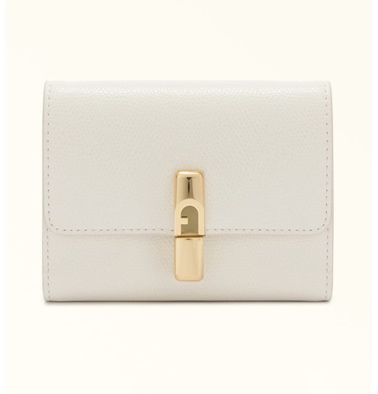 Кожено портмоне с тройно прегъване Furla