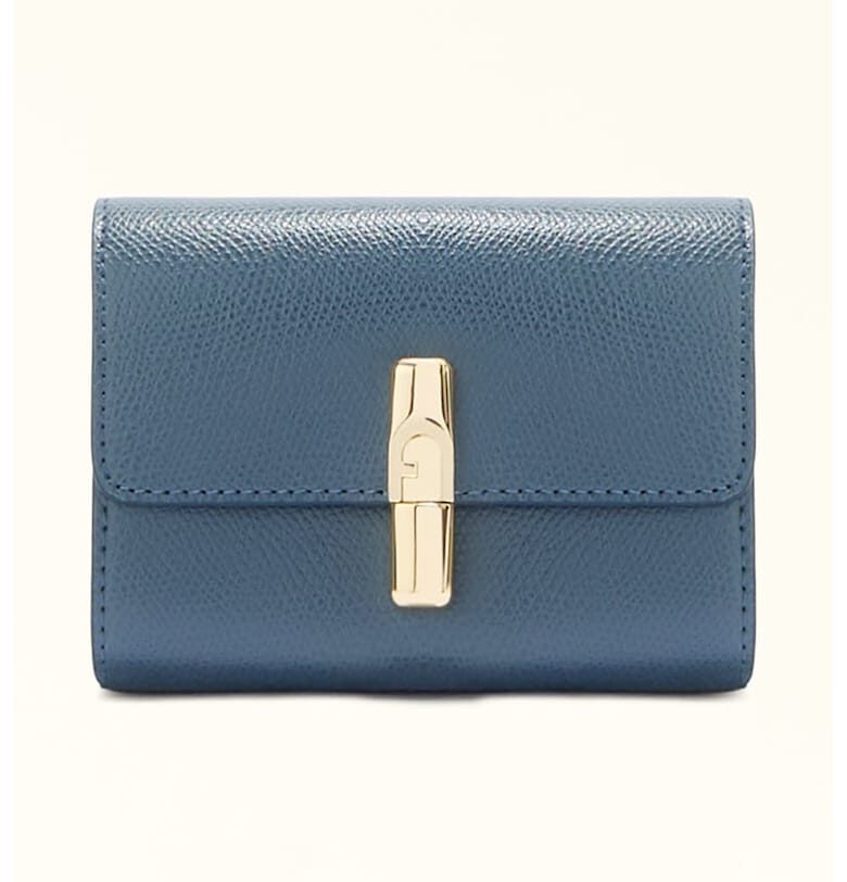 Кожено портмоне с тройно прегъване Furla