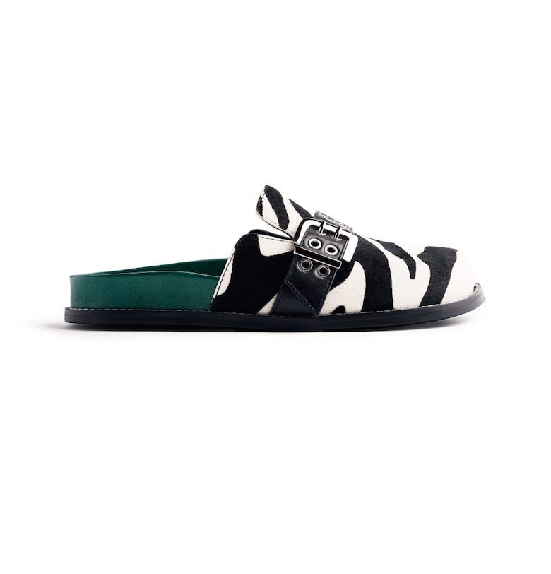 Кожено сабо Beulah с кожа с косъм Gioseppo