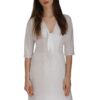 Коктейлна рокля - Ленитиф - Полиестер/Еластан - Бяла Lenitif