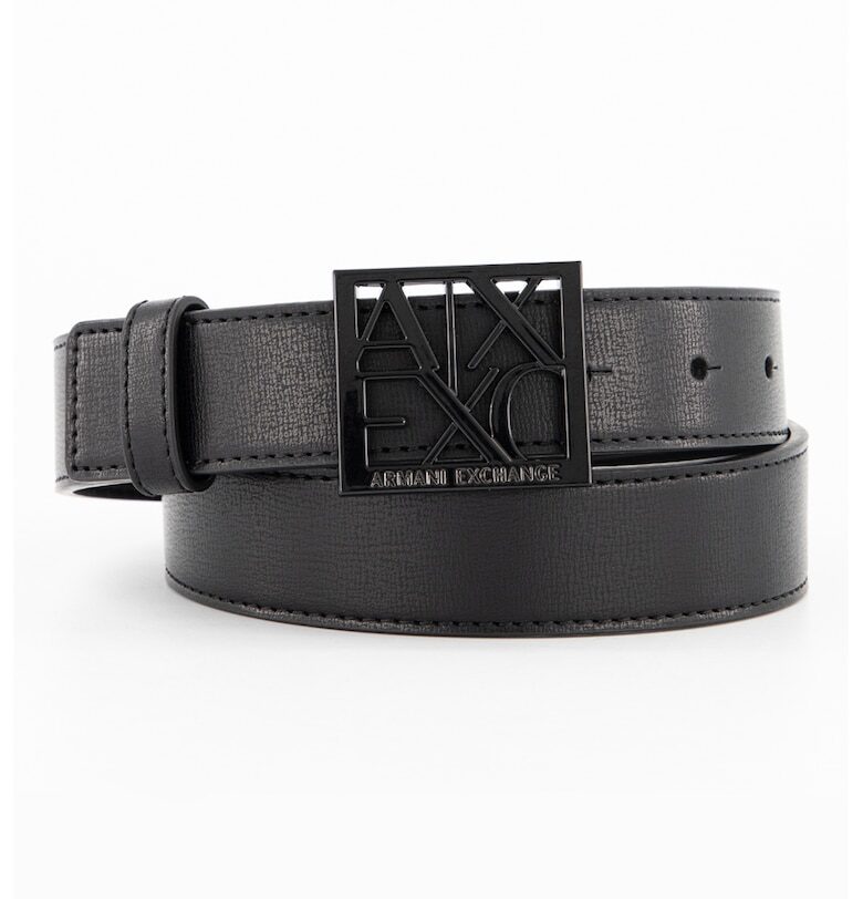 Колан от еко кожа с лого на токата ARMANI EXCHANGE