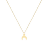 Колие Злато 585 14К - Half Moon - Полумесец e-Crystal