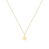 Колие Злато 585 14К Мини Звезда - Звезда e-Crystal
