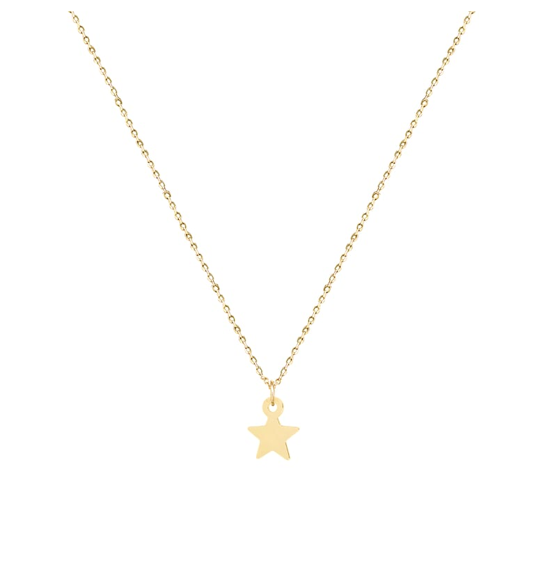 Колие Злато 585 14К Мини Звезда - Звезда e-Crystal
