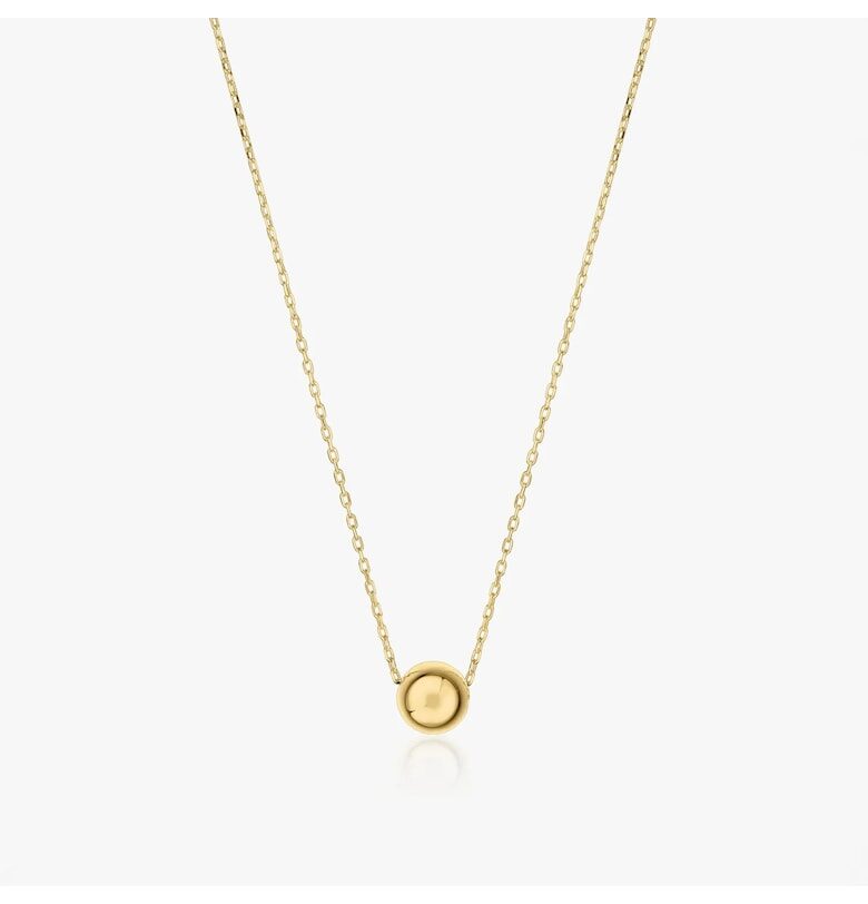 Колие от жълто злато Golden Sphere INDIRA