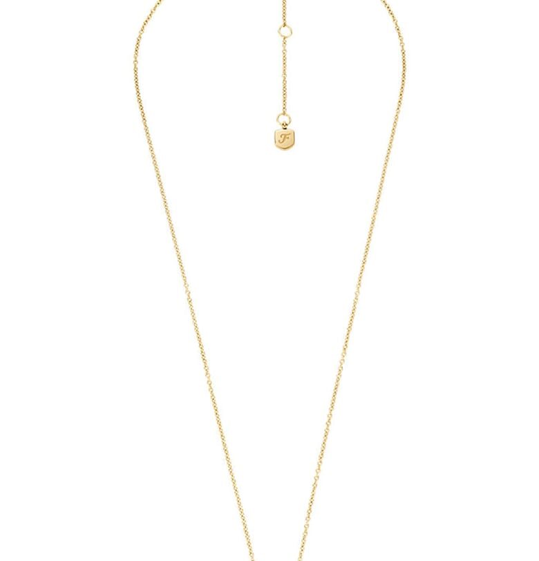 Колие тип верижка с висулка Fossil