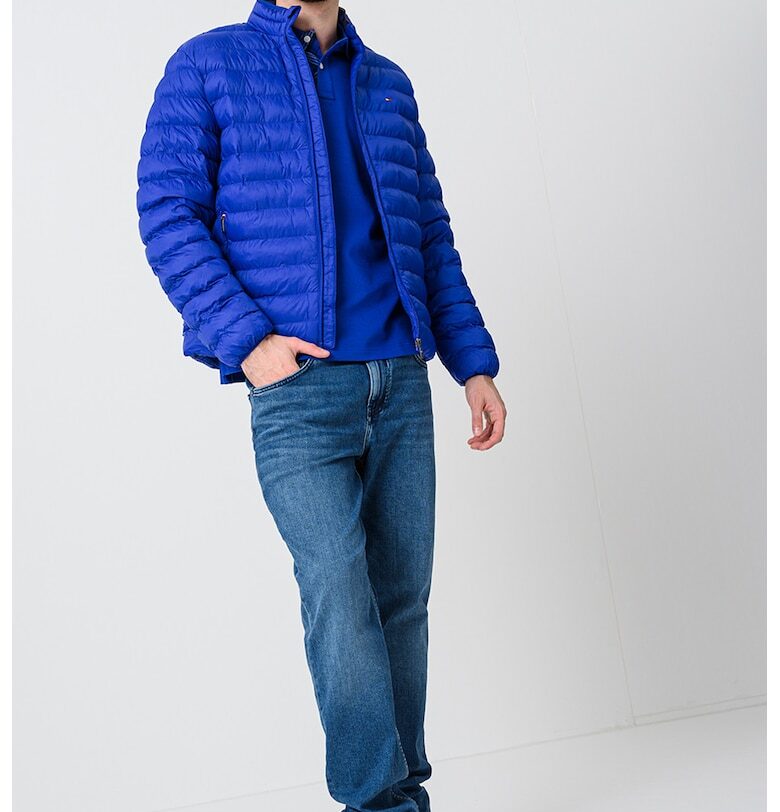 Компактно капитонирано зимно яке - Кралско Синьо Tommy Hilfiger
