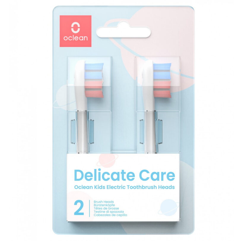 Комплект 2 бр резервни глави за електрическа четка за зъби Oclean Delicate Care Brush Head