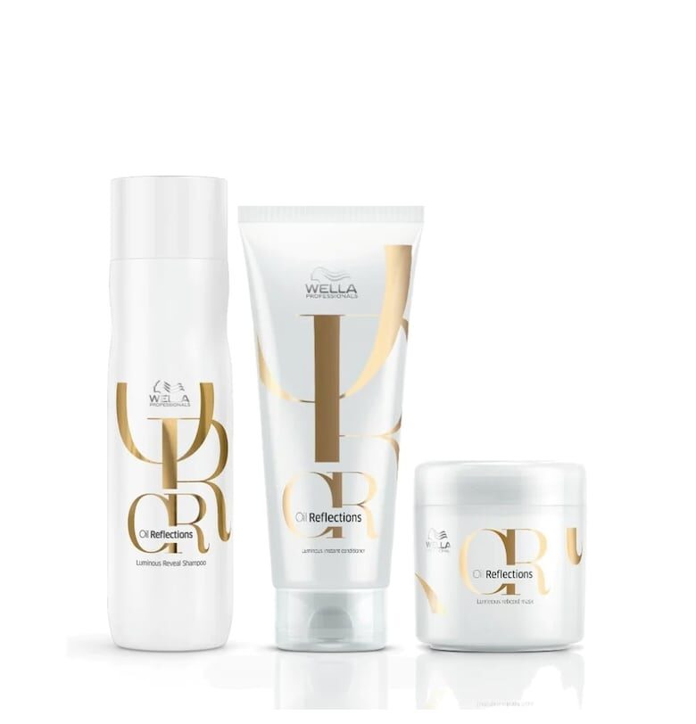 Комплект  Oil Reflections Shine - Шампоан 250 ml - Балсам 200 ml - Маска 150 ml Wella Professionals