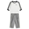 Комплект Блуза и панталони с щамповано лого - 62-68 СМ adidas