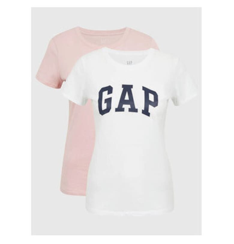 Комплект от 2 дамски тениски -  Розов - GAP