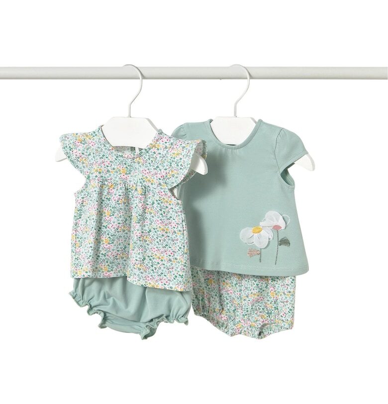 Детски комплект -  PRIMAR-1663 26 JADE - зелен - памук-еластан Mayoral