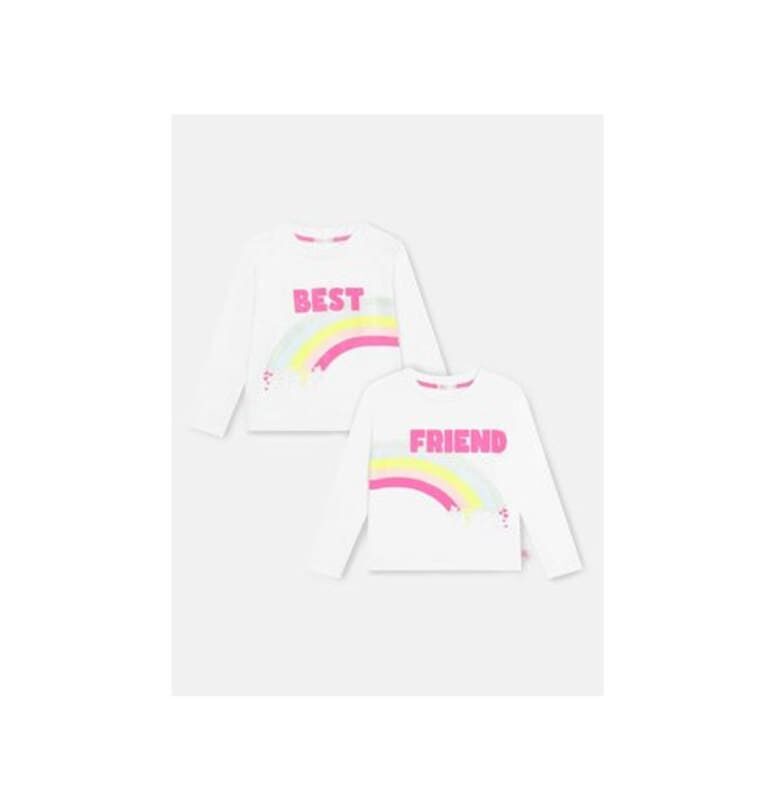 Комплект от 2 момичешки блузи -  303071226 - Памук - Бежов - Бежов BILLIEBLUSH