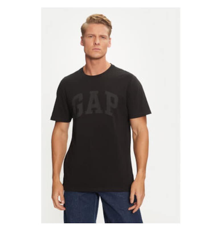 Комплект от 2 мъжки тениски -  304453908 - памук - XS INTL - черен GAP