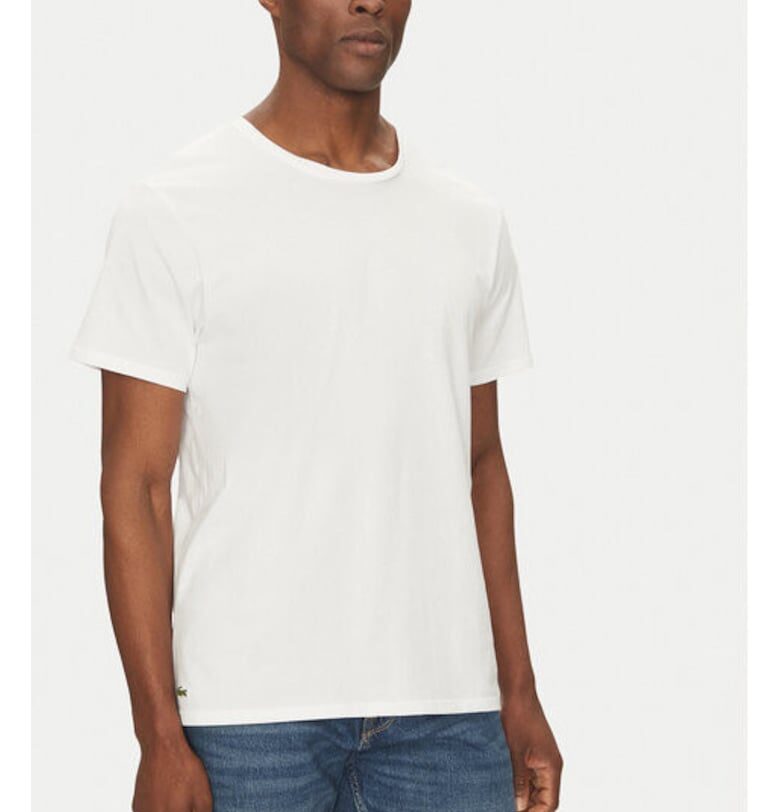Комплект от 3 мъжки тениски -  304998133 - Памук - Бял Lacoste