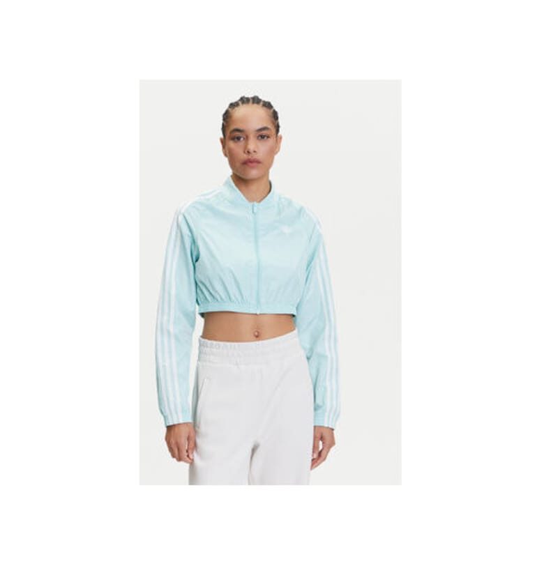 Кроп яке с лого adidas