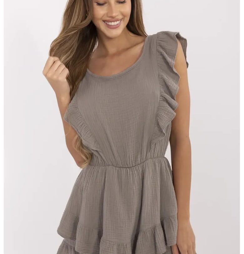 Къс гащеризон с волани - Един размер Italy Moda