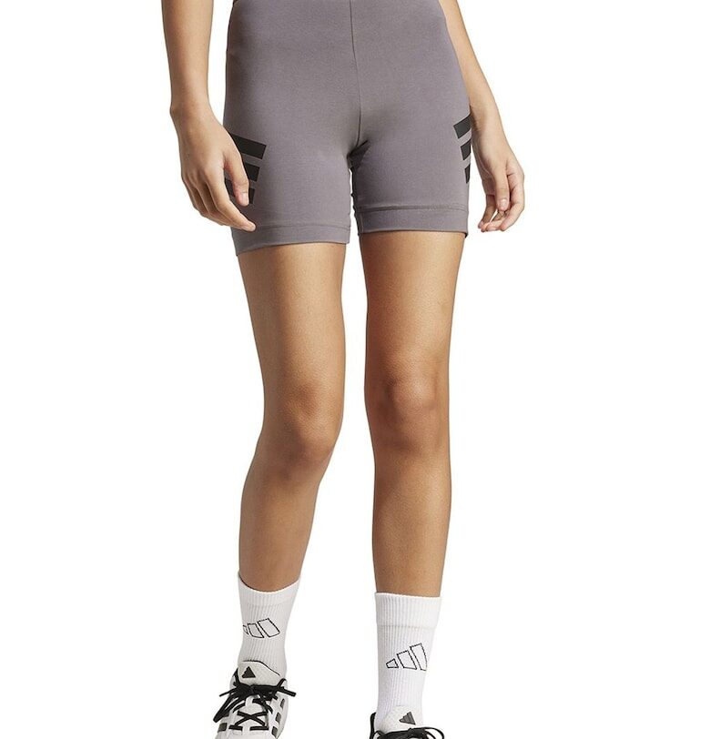 Къс клин Biker с лого - Tъмносив adidas Sportswear