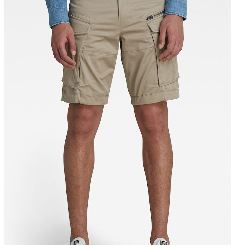 Къс панталон карго Rovic - Светло кафяво G-STAR