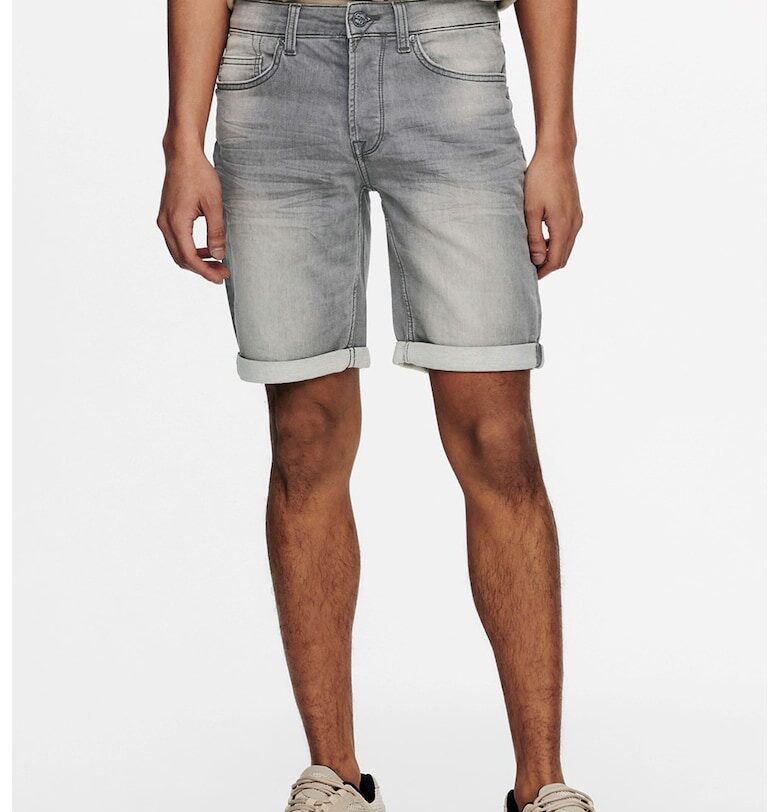 Къс панталон от деним - Сив Only  Sons