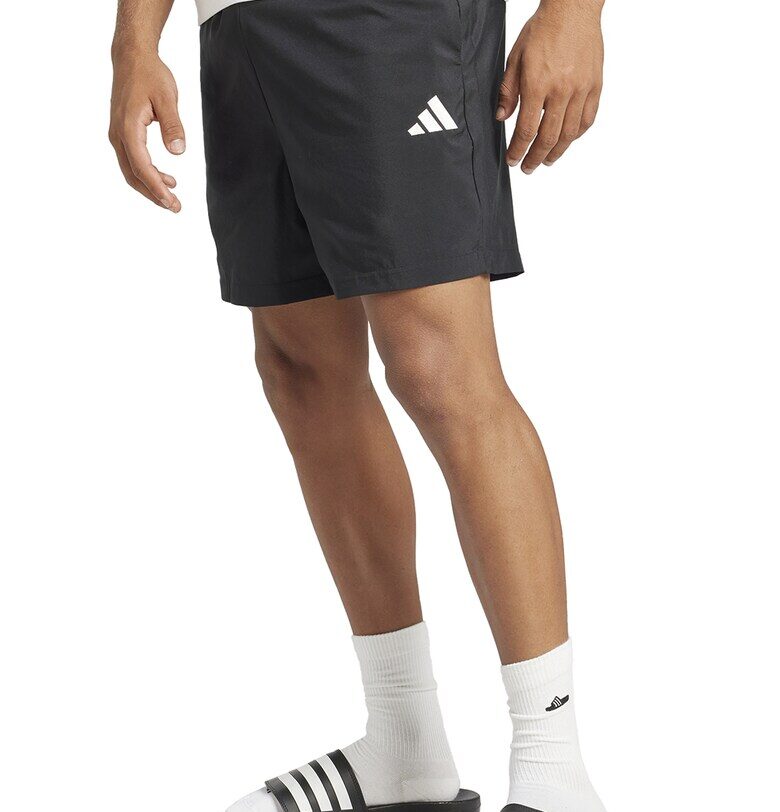 Къс панталон с джобове встрани - Бял/Черен adidas Sportswear