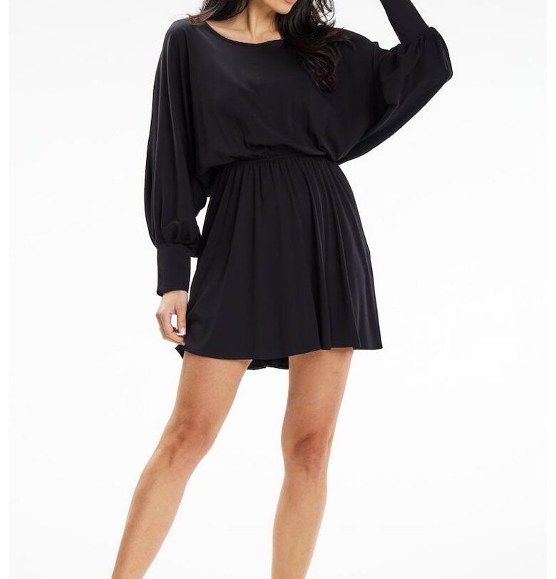 Къса Рокля с Дълъг ръкав - Кръгла A640 awama