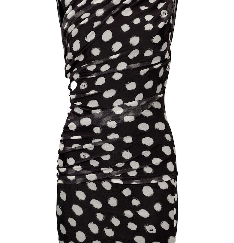 Къса вталена рокля на точки Liu Jo