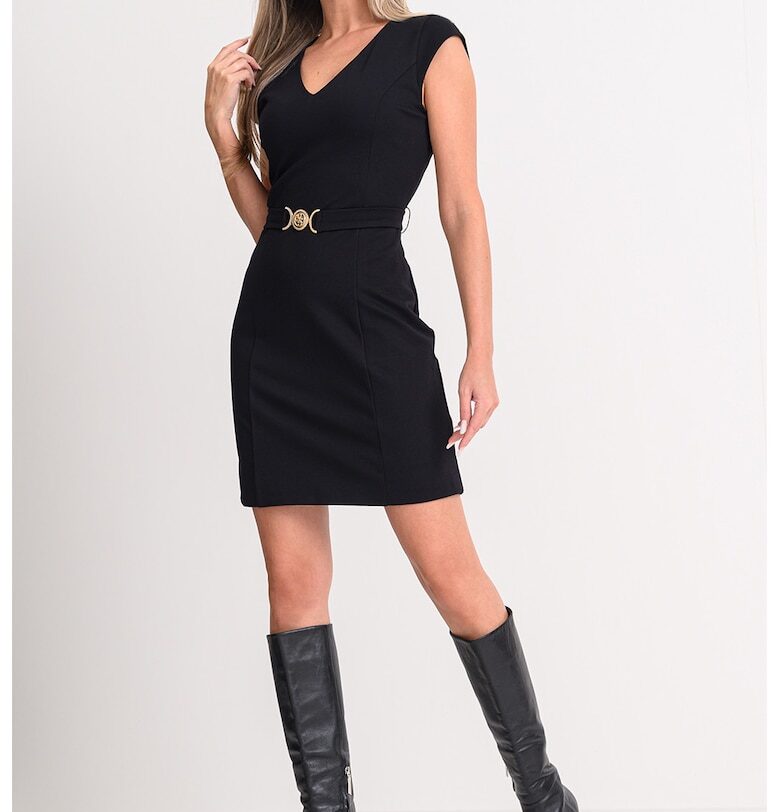 Къса вталена шпиц рокля GUESS