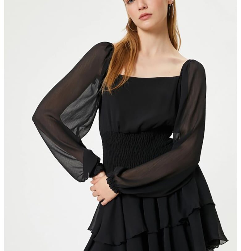 Къса разкроена рокля KOTON