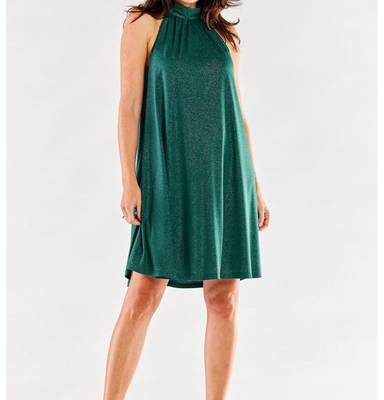 Къса рокля без ръкави - елегантна - в А А556 awama