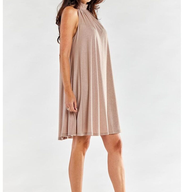 Къса рокля без ръкави - елегантна - в А А556 awama