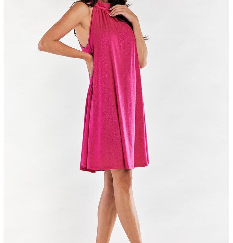 Къса рокля без ръкави - елегантна - в А А556 awama