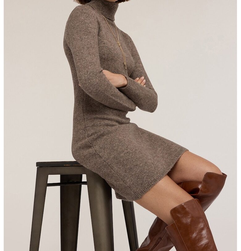 Къса рокля-поло с вълна Motivi