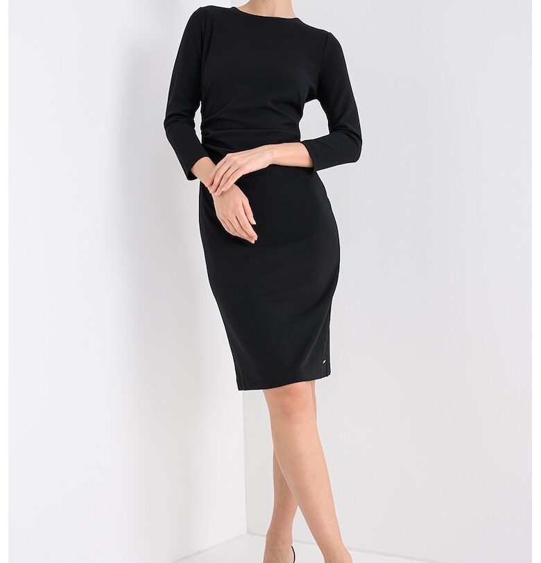 Къса рокля с дълги ръкави CALVIN KLEIN