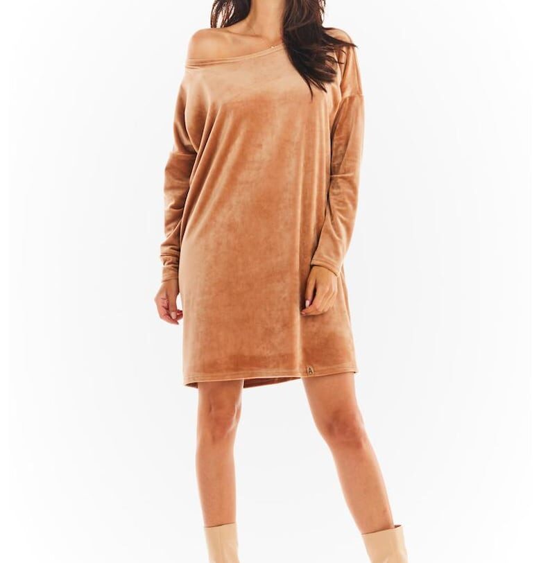 Къса рокля с дълъг ръкав - ежедневна A370 awama