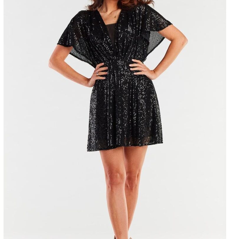 Къса рокля с къс ръкав A488 awama