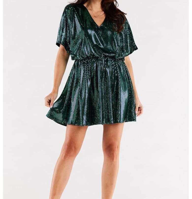 Къса рокля с къс ръкав A561 awama