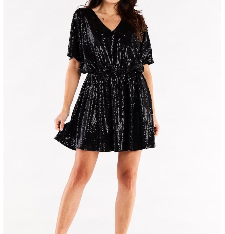 Къса рокля с къс ръкав A561 awama