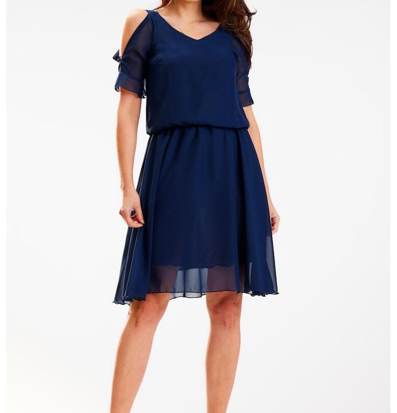 Къса рокля с къс ръкав A572 awama