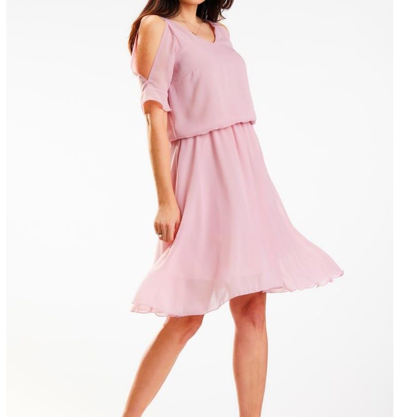 Къса рокля с къс ръкав A572 awama